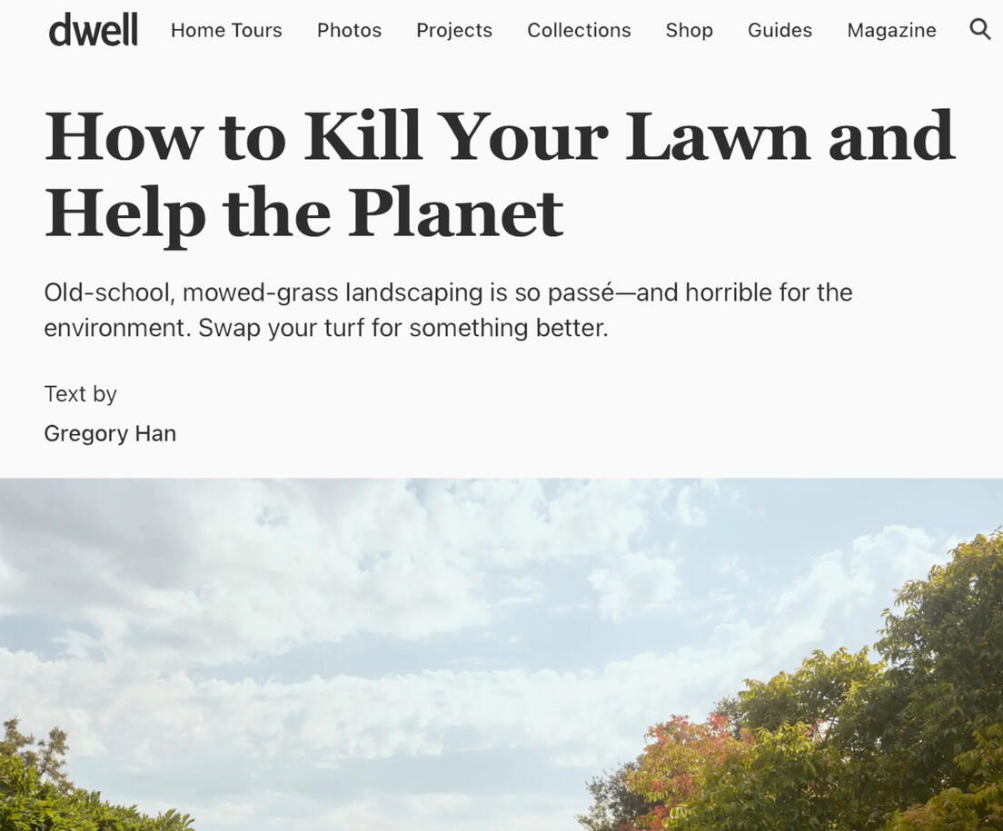 Dwell: How to Kill Your Lawn