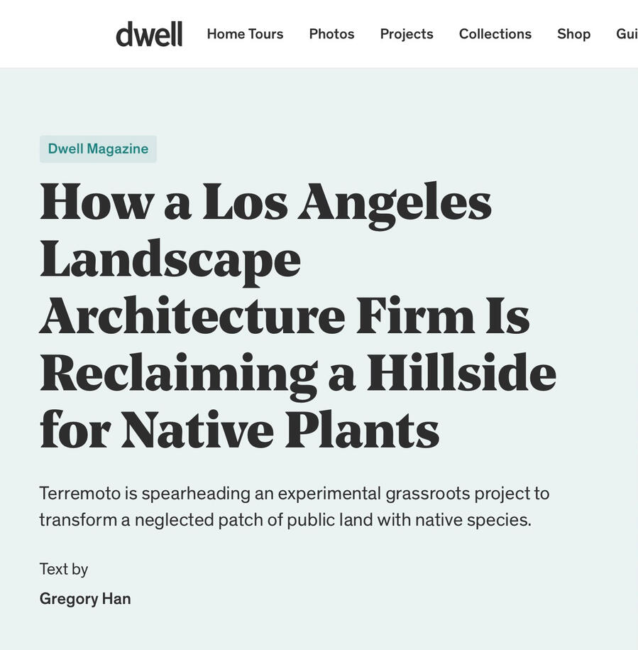 Dwell: Terremoto Test Plot